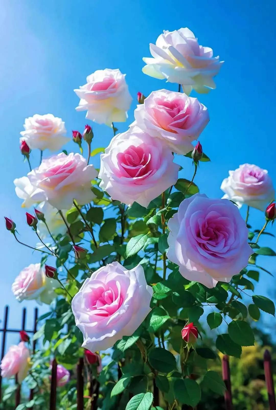 When summer returns and the roses bloom