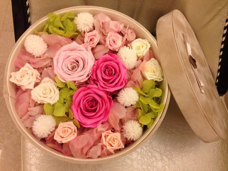 What are preserved roses